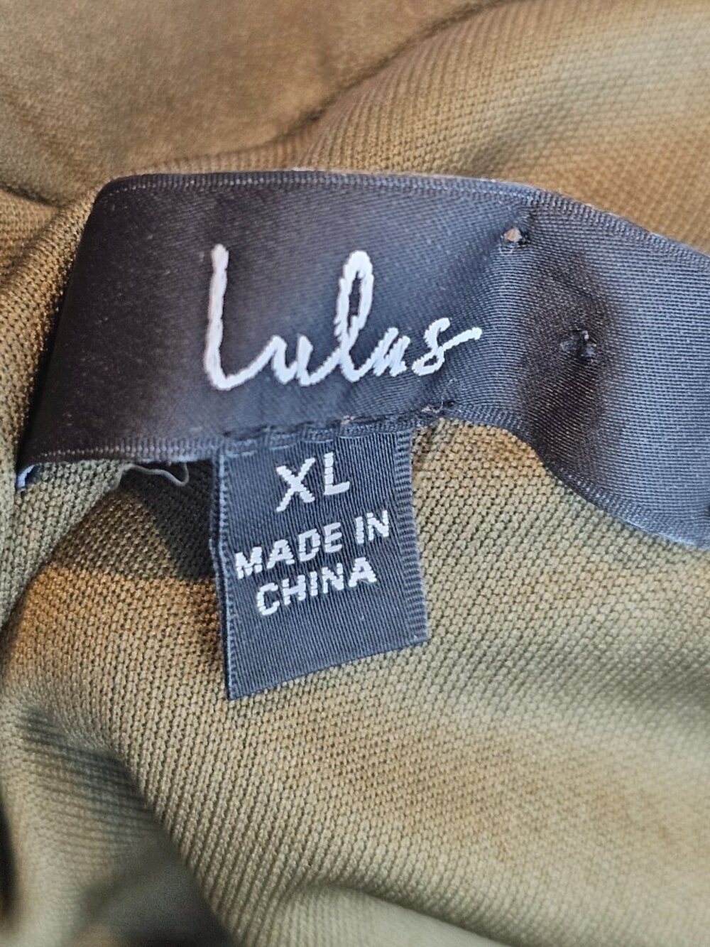 Lulu's Undeniable Success Olive Green Short Sleeve Wide-Leg Jumpsuit - Picture 9 of 11